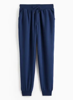 Navy Ottoman Pyjama Bottoms M