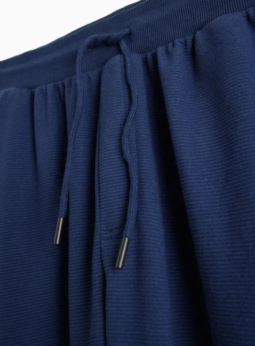 Navy Ottoman Pyjama Bottoms M