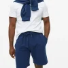 Navy Ottoman Pyjama Shorts L