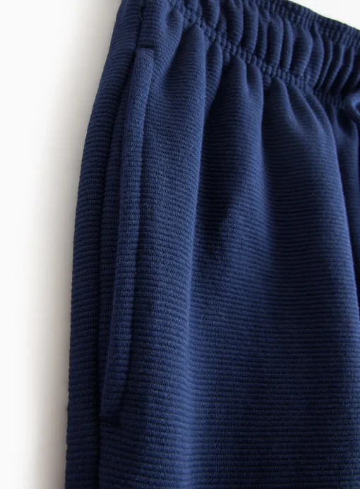 Navy Ottoman Pyjama Shorts L