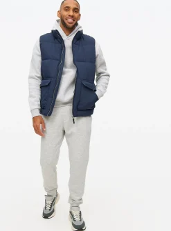 Navy Padded Gilet XXXL