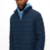 Navy Padded Jacket M
