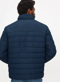Navy Padded Jacket M