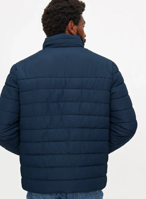 Navy Padded Jacket M