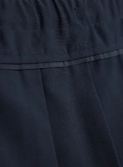 Navy Permanent Pleat Plus Fit Skirt 2 Pack 3 years
