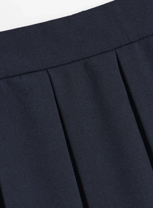 Navy Permanent Pleat Skirts 4 Pack 4 years