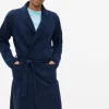 Navy Quilted Dressing Gown XXL