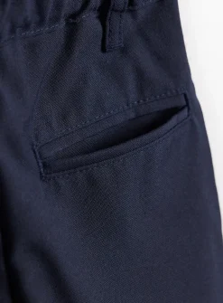 Navy Skinny Fit Extendable Hem Trousers 2 Pack 5 years