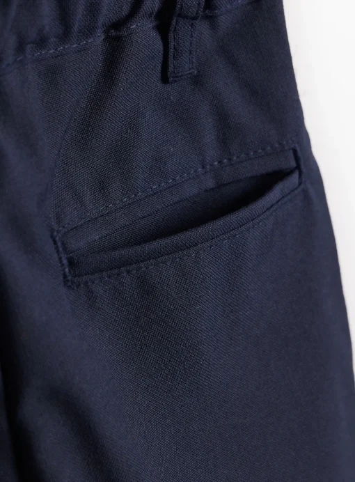 Navy Skinny Fit Extendable Hem Trousers 2 Pack 5 years