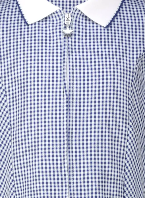Navy Sporty Gingham Dress 13 years