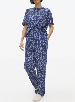 Navy Strawberry Co-ord Pyjama Bottoms XXL