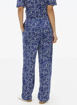 Navy Strawberry Co-ord Pyjama Bottoms XXL
