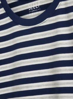 Navy Stripe Pyjama Set XL