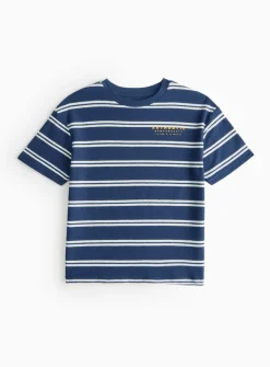 Navy Stripe Short Sleeve T-Shirt 5 years