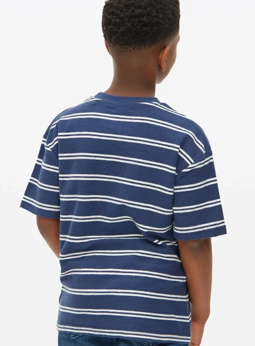 Navy Stripe Short Sleeve T-Shirt 5 years
