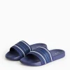 Navy Stripe Sliders S