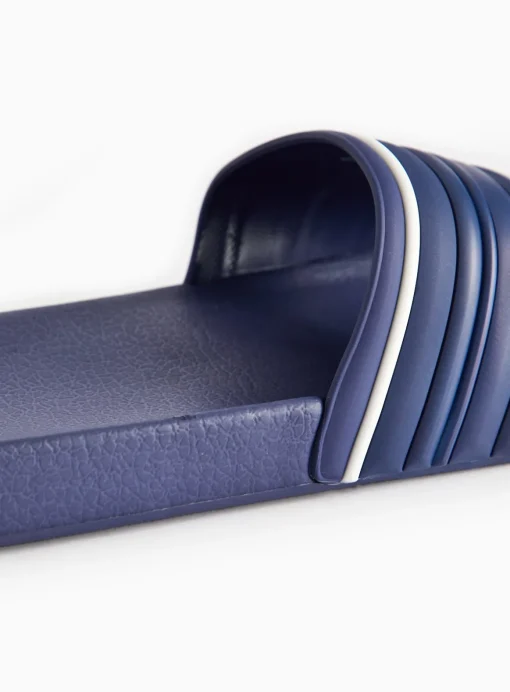 Navy Stripe Sliders S
