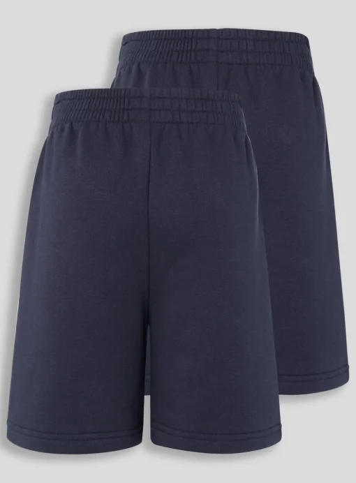 Navy Sweat Shorts 2 Pack 3 years