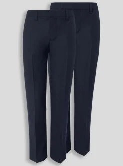 Navy Trousers 2 Pack Skinny Fit 5 years
