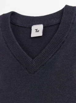 Navy V-Neck Jumper 2 Pack 4 years