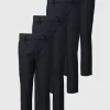 Navy Woven Trousers 4 Pack - 5 years