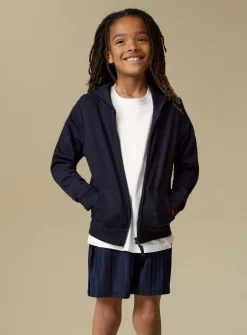 Navy Zip-Through Hoodie 7 years