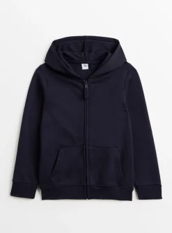 Navy Zip-Through Hoodie 7 years