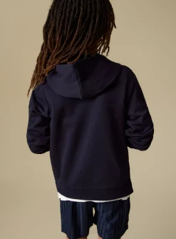 Navy Zip-Through Hoodie 7 years