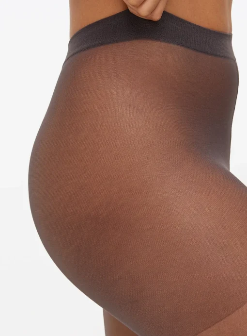 Nearly Black Medium Support 20 Denier Tights 2 Pack XL