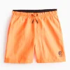 Neon Orange Contrast Swim Shorts 1.5-2 years