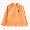 Neon Orange Long Sleeve Rash Vest 11 years