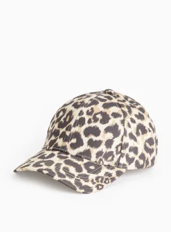 Neutral Animal Print Cap One Size