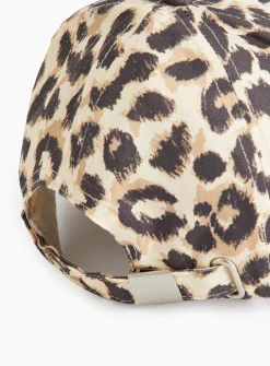 Neutral Animal Print Cap One Size