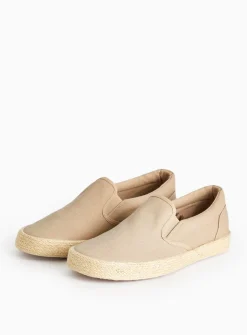 Neutral Brown Skater Trainers 10