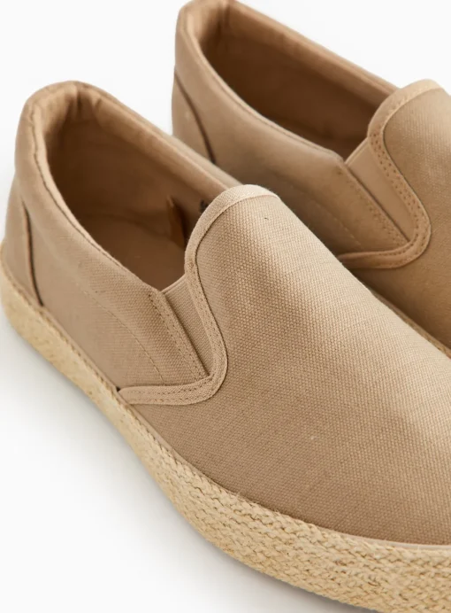 Neutral Brown Skater Trainers 10
