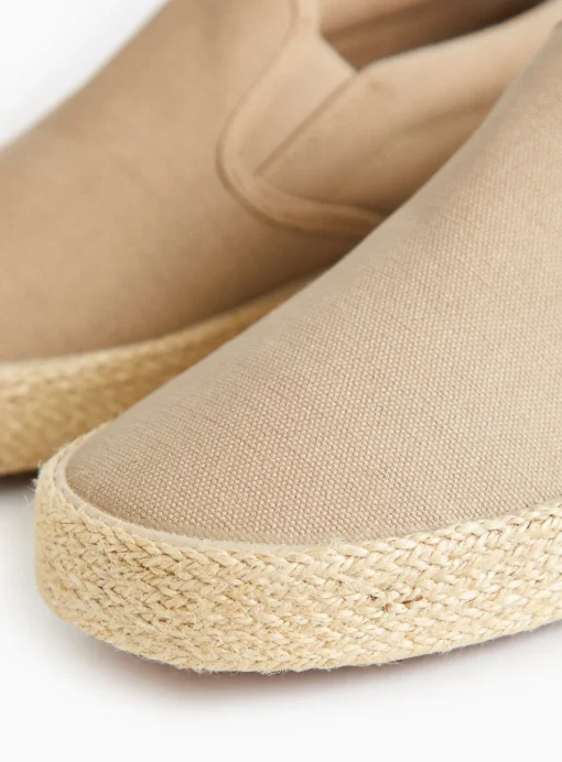Neutral Brown Skater Trainers 10