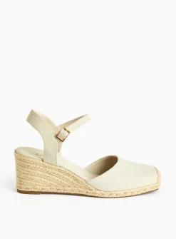 Neutral Closed Toe Espadrille Sandals 8