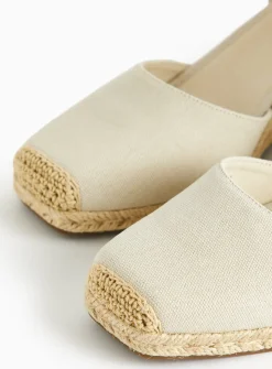 Neutral Closed Toe Espadrille Sandals 8