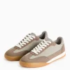 Neutral Contrast Lace Up Trainers 9