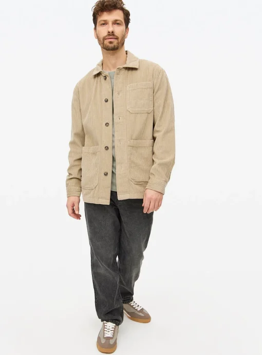 Neutral Corduroy Chore Jacket XXL