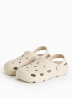 Neutral Eva Ankle Strap Clogs 6