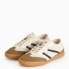 Neutral Mesh Retro Style Trainers 7