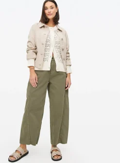 Neutral Pointelle Stripe Cardigan 18