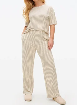 Neutral Stripe COOLMAX® Blend Co-ord Pyjama Bottoms S