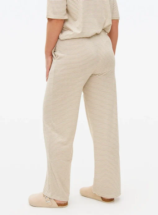 Neutral Stripe COOLMAX® Blend Co-ord Pyjama Bottoms S