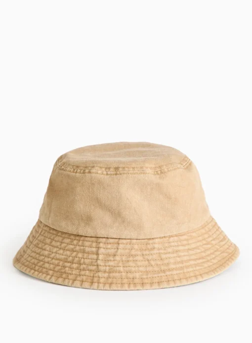 Neutral Washed Bucket Hat One Size