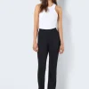 NOISY MAY High Waisted Flared Trousers Black M
