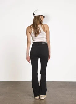 NOISY MAY High Waisted Flared Jeans Black 29S
