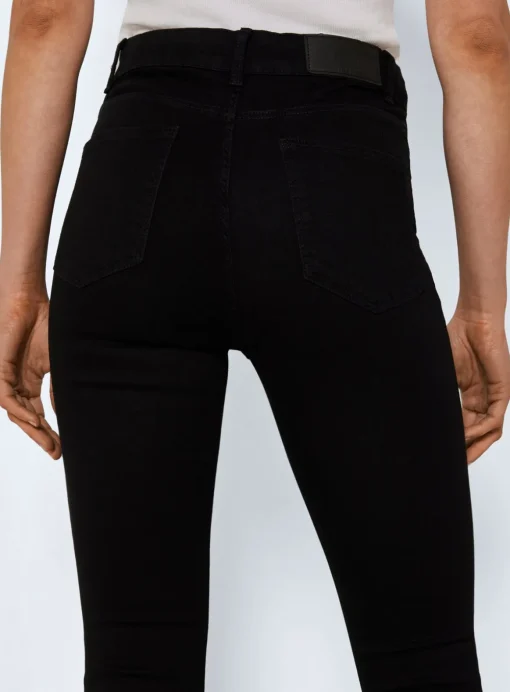 NOISY MAY High Waisted Flared Jeans Black 29S