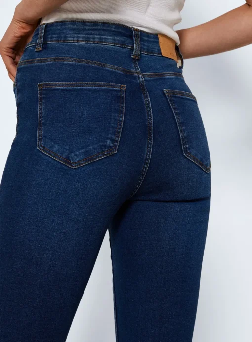 NOISY MAY High Waisted Flared Jeans Blue 28S